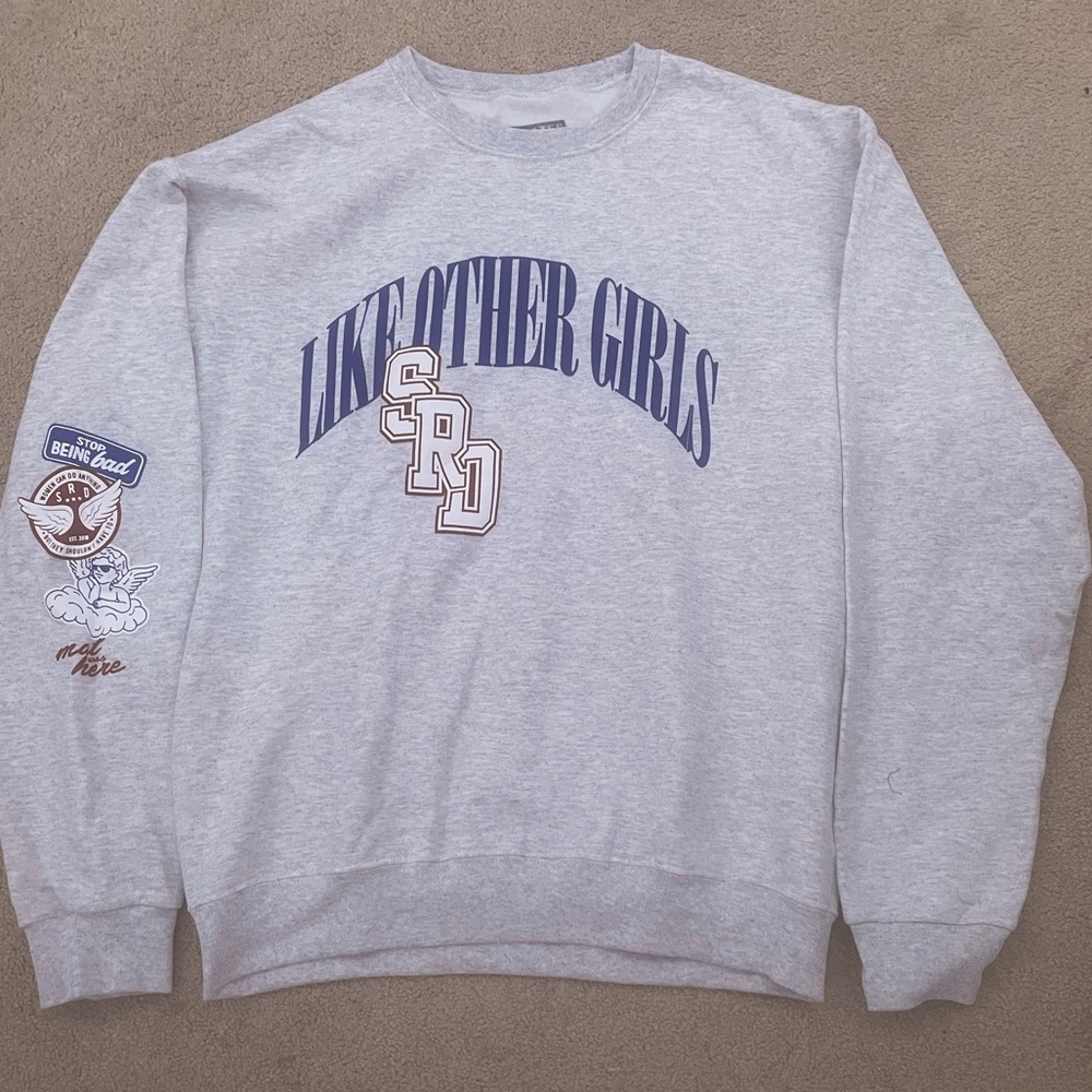 “Like Other Girls” Crewneck Sweater, Never worn